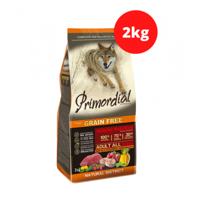 Primordial Grain Free Adult Buffalo and Mackerel Kilogram: 2kg