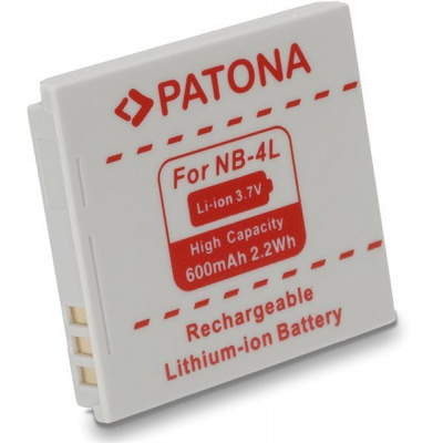 PATONA pro Canon NB-4L 600mAh Li-Ion PT1004
