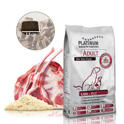 Platinum Natural Adult Lamb & Rice 1,5kg