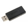 Flashdisk Verbatim Store'n' Go PinStripe 16GB Flashdisk, 16GB, USB 2.0, černý 49063