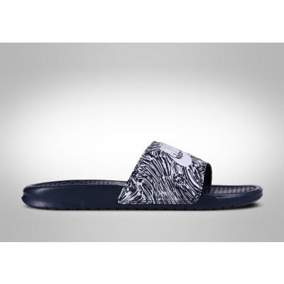 Nike Benassi Just Do It Slide Print Obsidian