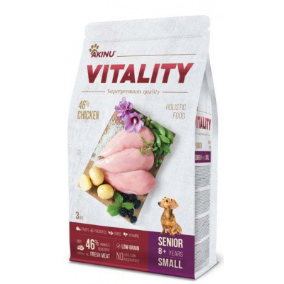 Akinu VITALITY dog senior small chicken 3 kg