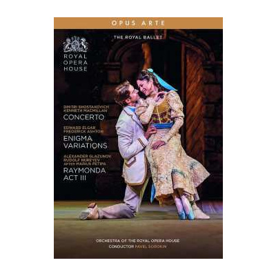 DVD Dmitri Schostakowitsch: The Royal Ballet - Concerto / Enigma Variations / Raymonda