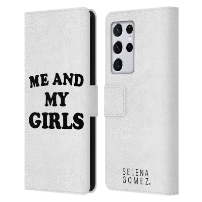 Pouzdro HEAD CASE pro mobil Samsung Galaxy S21 ULTRA 5G - zpěvačka Selena Gomez - Me and my girls (Otevírací obal, kryt na mobil Samsung Galaxy S21 ULTRA 5G Selena Gomez - Girls)