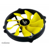 AKASA ventilátor Viper, 140 x 25mm, PWM regulace, extra výkonný a tichý, kulaté provedení, HDB ložisko - AK-FN073