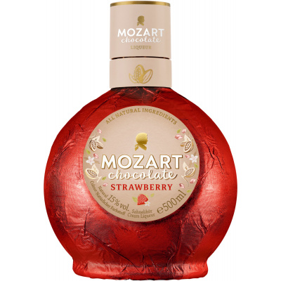 Mozart Chocolate Strawberry 15% 0,5l (holá láhev)