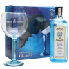 Bombay Sapphire gin 0,7 l 40% (dárkové balení 1 sklenice)