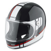Held ROOT integrální retro helma černá/bílá/červená
