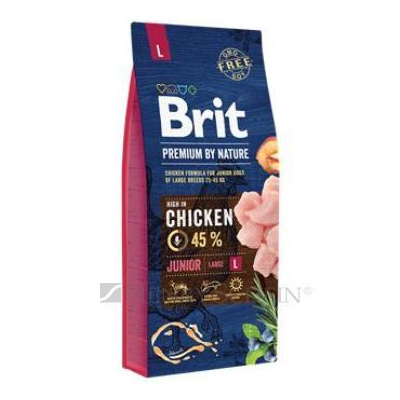 Brit Premium Dog by Nature Junior L 15 kg + DOPRAVA ZDARMA! (+ SLEVA PO REGISTRACI/PŘIHLÁŠENÍ! ;))