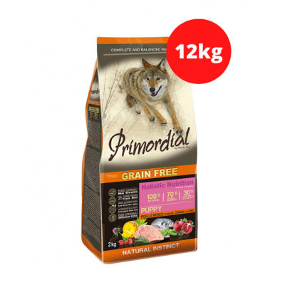 Primordial Grain Free Puppy Chicken and Seafish Kilogram: 12kg