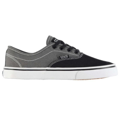 SoulCal Sunset Canvas Shoe Juniors Black/Grey, Velikost: UK3 (euro 36)