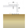 Profilteam Schodová lišta E02 Šampaň šroubovací 25 x 20 mm 120 cm