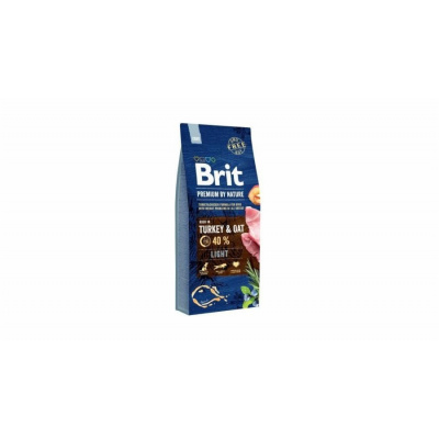 Brit Premium by Nature Light - dry dog food - Apple Chicken Corn Turkey 15 kg