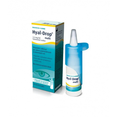 Bausch & Lomb Hyal-Drop multi 2,4mg/ml oční kapky 10 ml