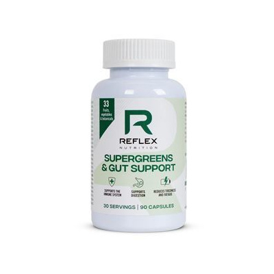 Reflex Nutrition Supergreens and Gut Support 90 kapslí