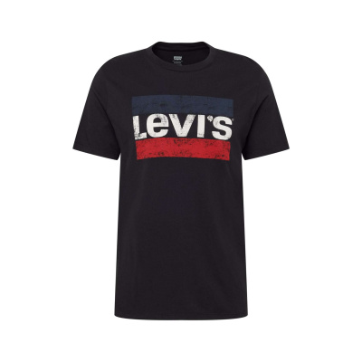 LEVI'S ® Tričko 'Sportswear Logo Graphic' námořnická modř / tmavě červená / černá / bílá, vel.S