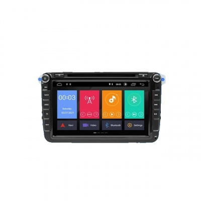 OEM Carplay Android Auto DVD rádio, VW Škoda Octavia Golf 5 6 Touran Passat B6 Polo Jetta, Auto GPS Multimedia, 4Core 2GB 16GB