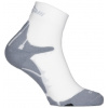 Speciální středně hřejivé ponožky se zesílenou špičkou a patou Rogelli COOLMAX RUN, bílo-šedé 44-47
