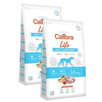 Calibra Dog Life Adult Large Breed Chicken 2x12 kg