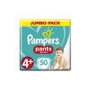 Pampers PAMPERS Active Baby-Dry Pants Kalhotky plenkové jednorázové 4+ (9-15 kg) 50 ks - JUMBO PACK