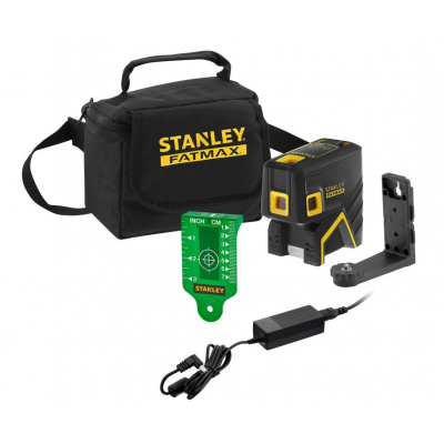 FMHT77596-1 STANLEY FATMAX 5BODOVÝ LASER S INTEGROVANOU LI-ION BATERIÍ - ZELENÝ PAPRSEK