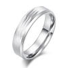 OPR0088 Pánský ocelový prsten, šíře 6 mm - 66 | 66