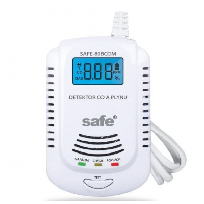 Kombinovaný detektor CO a výbušných plynů SAFE-808 COM (SAFE-808COM)