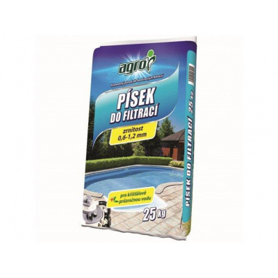 AGRO filtrační písek 0,6 - 1,2 mm 25 Kg