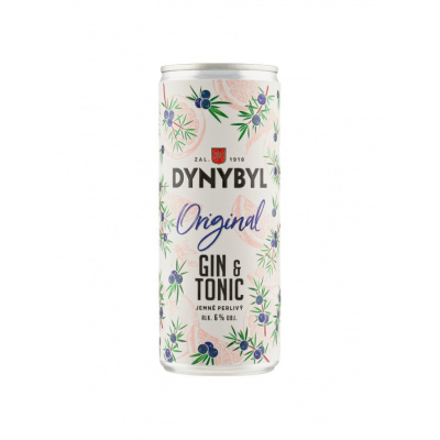 Dynybyl Original Gin&Tonic 0,25 l jemně perlivý