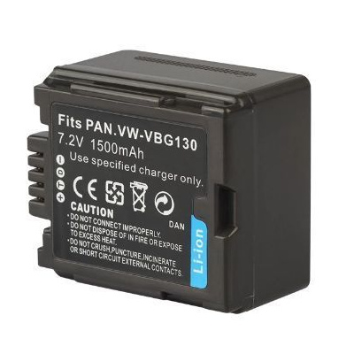 TopTechnology VW-VBG130 1500mAh Li-Ion 7,2V neoriginální baterie pro kamery Panasonic