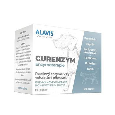 Alavis Enzymoterapie-Curenzym pro psy a kočky 80cps