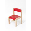 Hajdalánek Dětská židlička LUCA s tvarovanou opěrkou zad (červená) LUCACERVENA