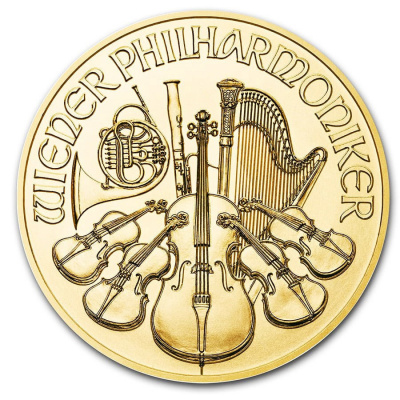 Austrian Mint - Zlatá mince Wiener Philharmoniker 1/4 oz