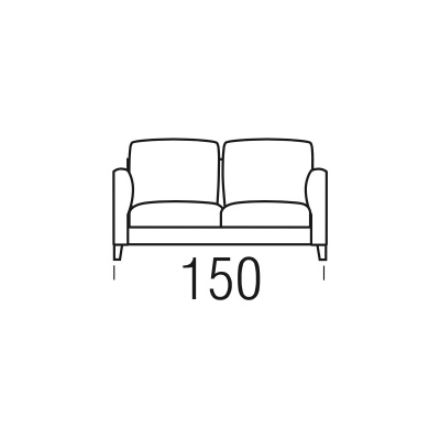 Beltá / Frajumar designové sedačky Slim 150 cm