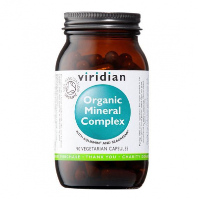 Viridian Mineral Complex (Komplex minerálů Bio) Organic, 90 kapslí
