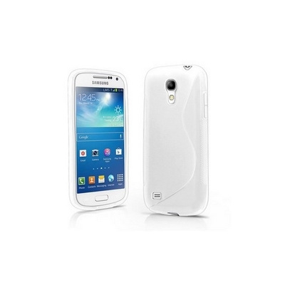 Silikonový obal Samsung I9190 I9195 Galaxy S4 Mini - bílý