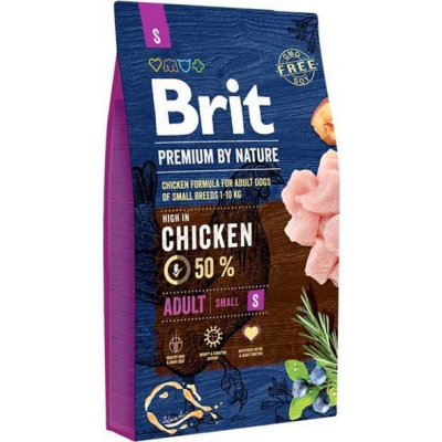 Brit Premium Dog by Nature Adult S 8kg EXP 04/2024