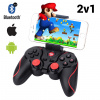 Mijoy A8 Bluetooth ovladač a gamepad a držák pro Android a iOS game pad černá