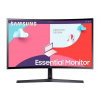 SAMSUNG MT LED LCD Monitor 24" S366C FullHD - Prohnutý 1800R, VA, 1920x1080, 4ms, 75Hz,VGA,HDMI, LS24C366EAUXEN