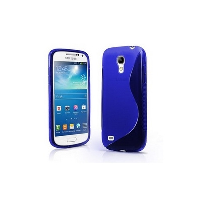 Silikonový obal Samsung I9190 I9195 Galaxy S4 Mini - modrý