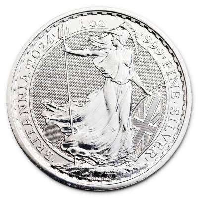 British Royal Mint - Stříbrná mince Britannia 1 oz 2024