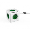 Cubenest PowerCube Extended prodlužovací přívod 1,5 m - 5ti zásuvka, zelená 6974699971269