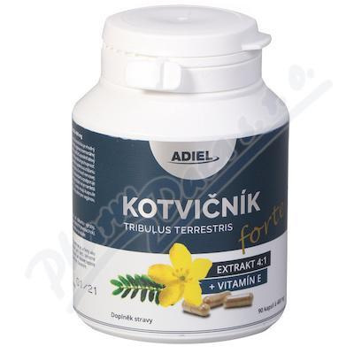 Adiel Kotvičník zemní Forte s vitamínem E 90 kapslí