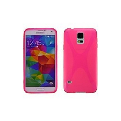Silikonový obal Samsung I9190 I9195 Galaxy S4 Mini - růžový