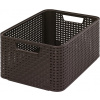 CURVER - Úložný box Rattan Style2 - M - hnědá