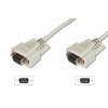DIGITUS Datatransfer connection cable, D-Sub9 F/F, 5.0m, serial, molded, be (AK-610106-050-E)