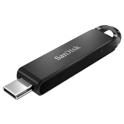 SanDisk Ultra USB-C 32GB, flash disk, USB 3.0 Typ-C, černý