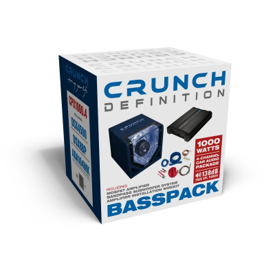 Crunch CPX1000.4 (Set SW + 4ch zesilovač)
