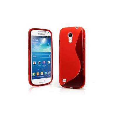 Silikonový obal Samsung I9190 I9195 Galaxy S4 Mini - červený
