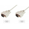 DIGITUS Datatransfer connection cable, D-Sub9 M/M, 3.0m, serial, molded, be (AK-610107-030-E)